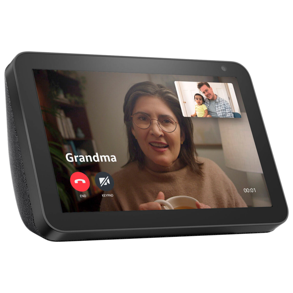 Amazon Echo Show 8 Negro Con Alexa Compatible Con Apps De Streaming - Imagen 4