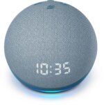 Amazon Echo Dot 4 Parlante Inteligente Con Reloj Alexa Azul - Imagen 2