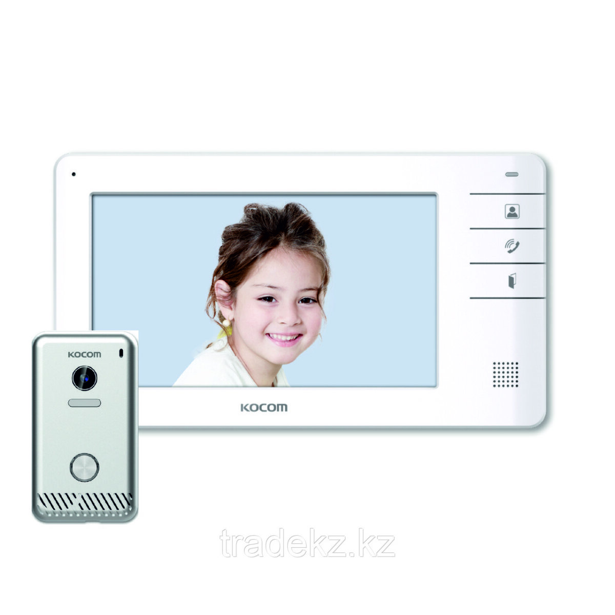 Kit Citofono Video Portero Kocom Compatible Cerradura Eléctrica - Imagen 2