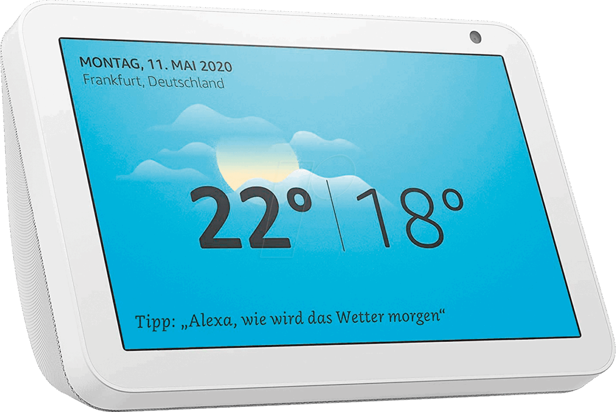 Amazon Echo Show 8 Blanco Con Alexa Compatible Con Apps De Streaming - Imagen 5