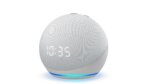 Amazon Echo Dot 4 Parlante Inteligent Con Reloj Alexa Blanco - Imagen 4