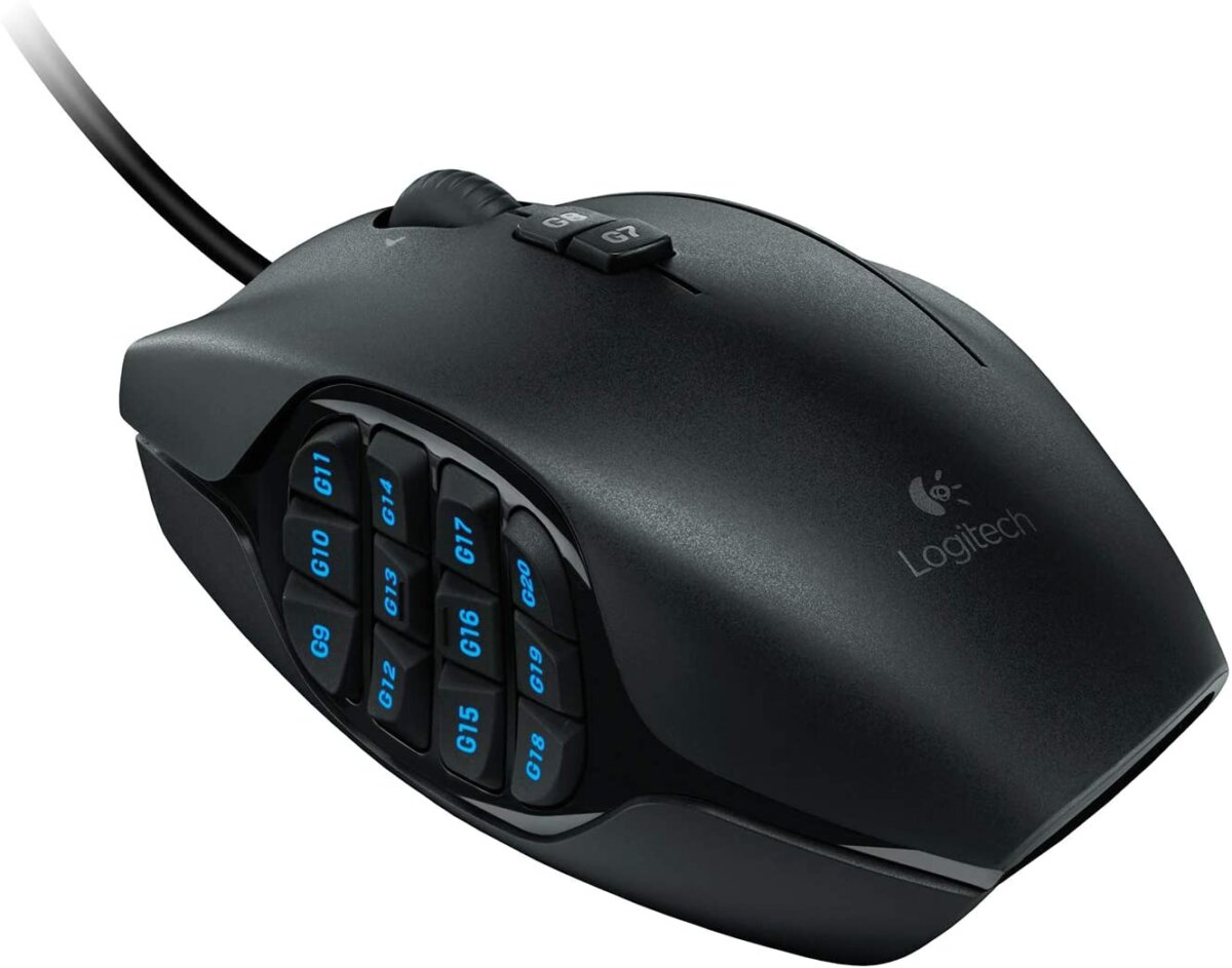 Mouse Gamer Logitech G600 Negro - Imagen 3