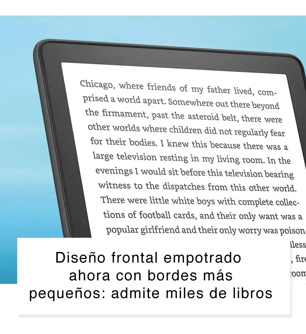 Kindle – Nuestro Kindle más ligero y compacto, ahora con una mayor  duración de la batería, luz frontal ajustable y 16 GB de almacenamiento –  Negro 