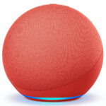Amazon Echo 4th Gen Grande Mejor Sonido Color Red Rojo Alexa
