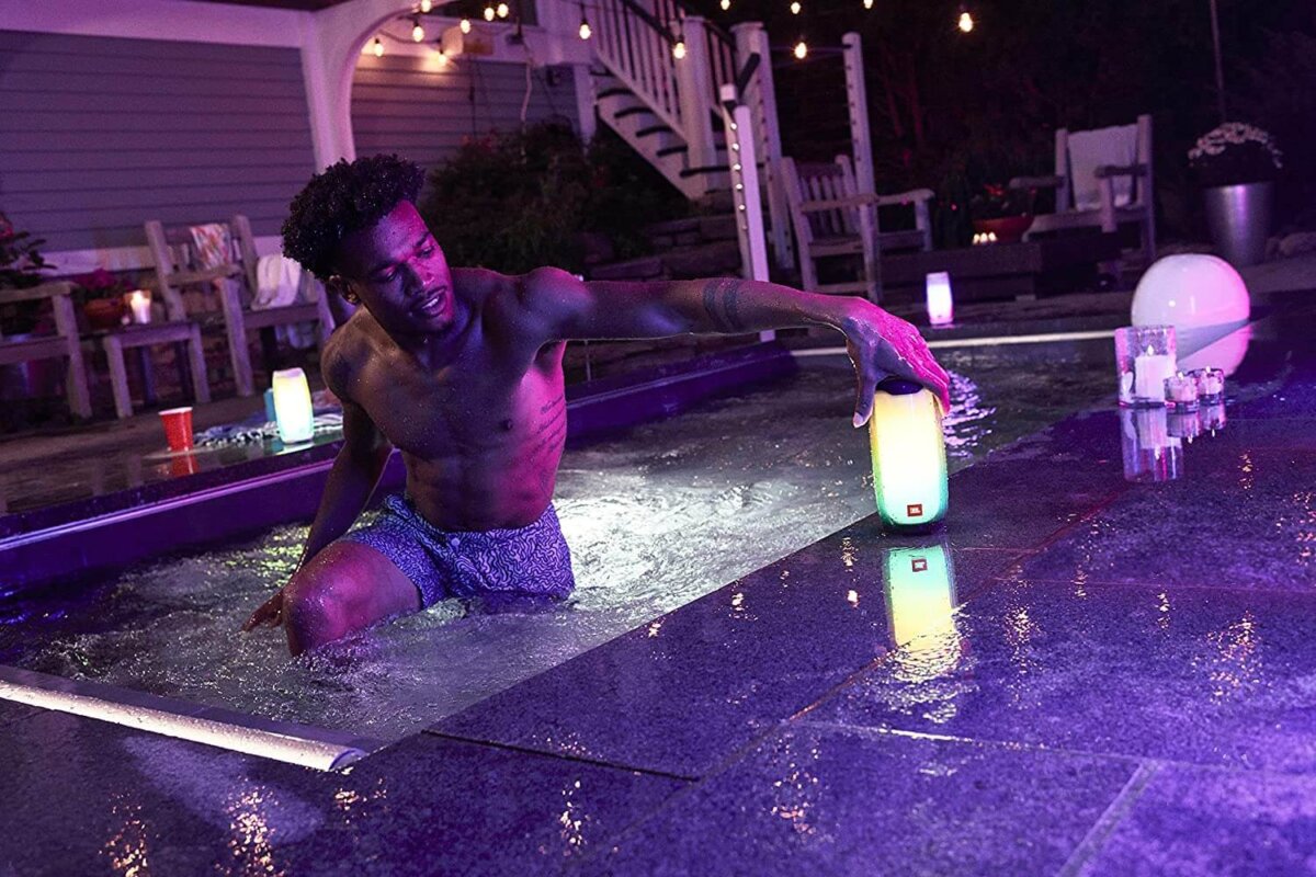 Parlante Jbl Pulse 4 Negro Luces 360° Sonido Increíble - Imagen 7