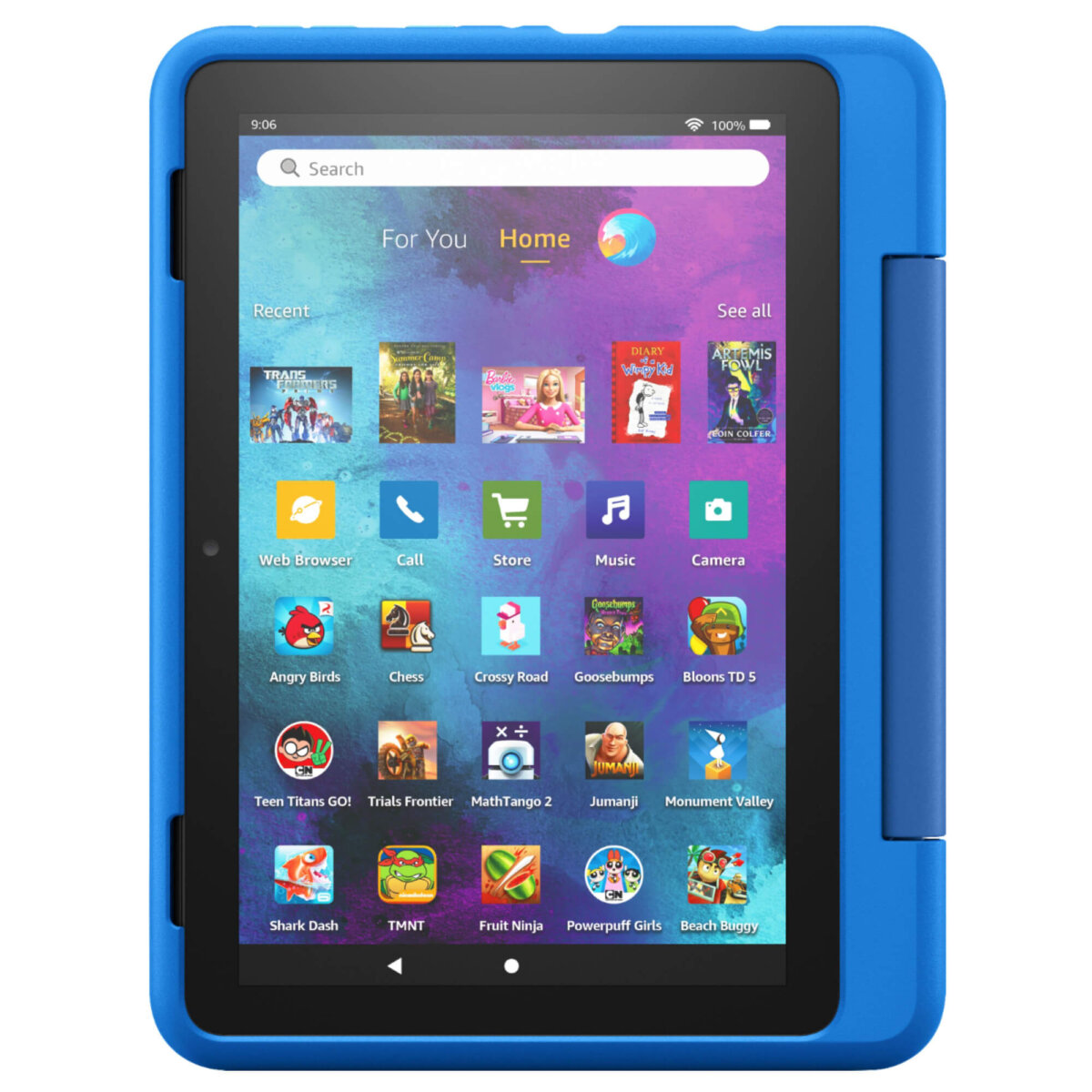 Tablet Para Niños Amazon Fire Hd 8 Kids Pro Con Protector Azul - Imagen 4