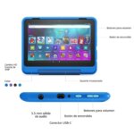 Tablet Para Niños Amazon Fire Hd 8 Kids Pro Con Protector Azul - Imagen 2