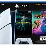 Consola Playstation PS5 Slim Digital + 2 Juegos