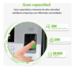 Reloj control biometrico de asistencia por huella dactilar incluye pendrive - Imagen 7