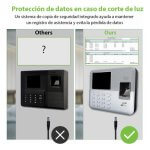 Reloj control biometrico de asistencia por huella dactilar incluye pendrive - Imagen 4