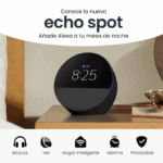 Amazon Echo Spot Última Generación 2024 Alexa Color Negro - Imagen 2