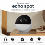 Amazon Echo Spot Última Generación 2024 Alexa Color Blanco - Imagen 2