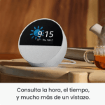 Amazon Echo Spot Última Generación 2024 Alexa Color Blanco - Imagen 3
