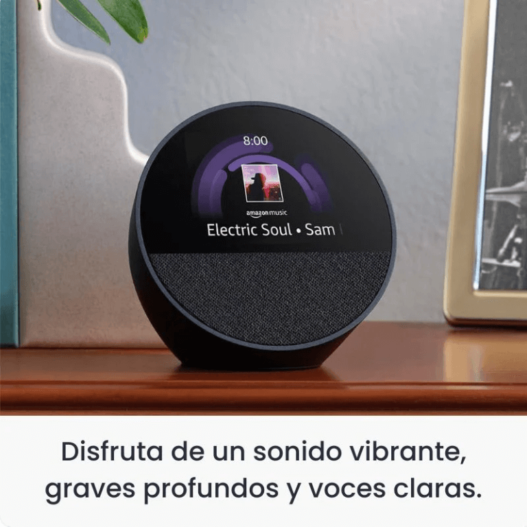Amazon Echo Spot Última Generación 2024 Alexa Color Negro – DALE⚡TECNO