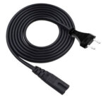 Cable fuente de poder tipo 8 IEC C7 Eu Plug - Imagen 2