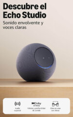 Amazon Echo Studio Ultima Generación Con Alexa Sonido Espectacular 2025 Negro - Imagen 2