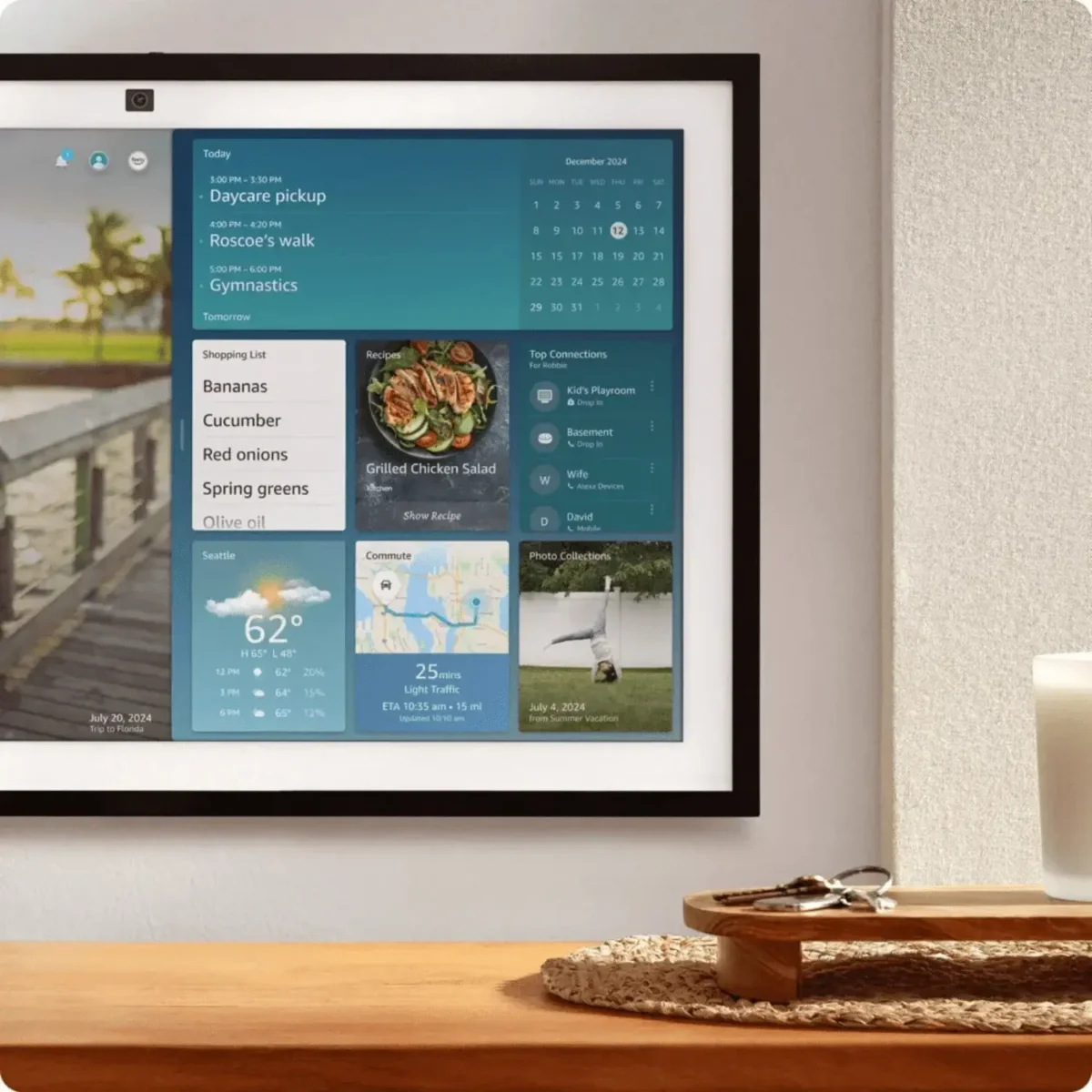 Amazon Echo Show 21 Gran Pantalla Inteligente Con Alexa Ultima Generación - Imagen 4