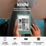 Lector Amazon Kindle 6" 16GB E-Reader Pantalla E-Ink 300 ppi Luz Ajustable WiFi Matcha - Imagen 4