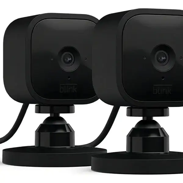 Pack de 2 Camaras De Seguridad Blink Mini Compatibles Con Alexa Negro